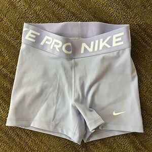 NWOT Nike Women's Pro Lavender Athletic Shorts
